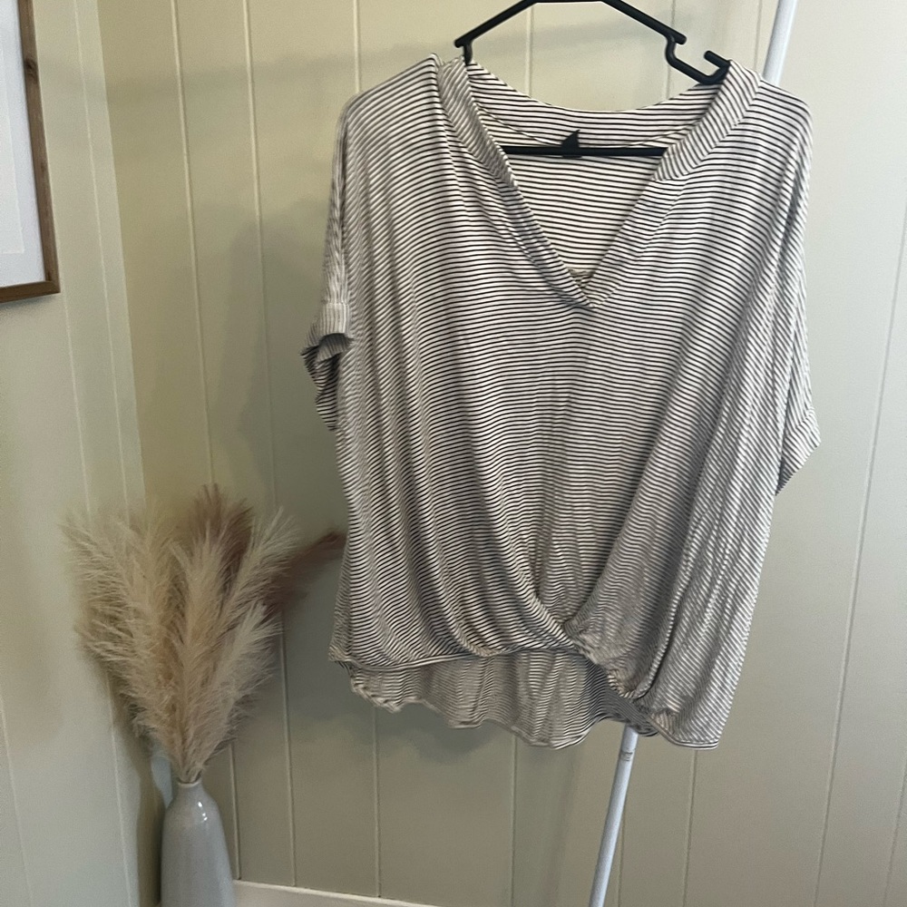 Anthropologie striped blouse
